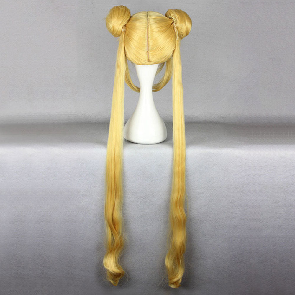 美少女戰士月野兔金色角色扮演假髮