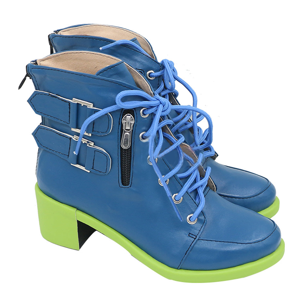 Chaussures Cosplay Frontline AEK-999 bleues pour filles