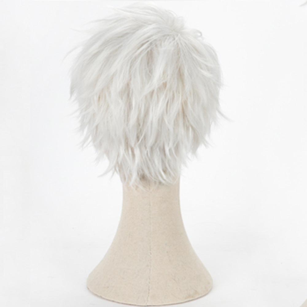 Perruque Cosplay Blanche Twisted Wonderland Scarabia Kalim Al-Asim de Disney