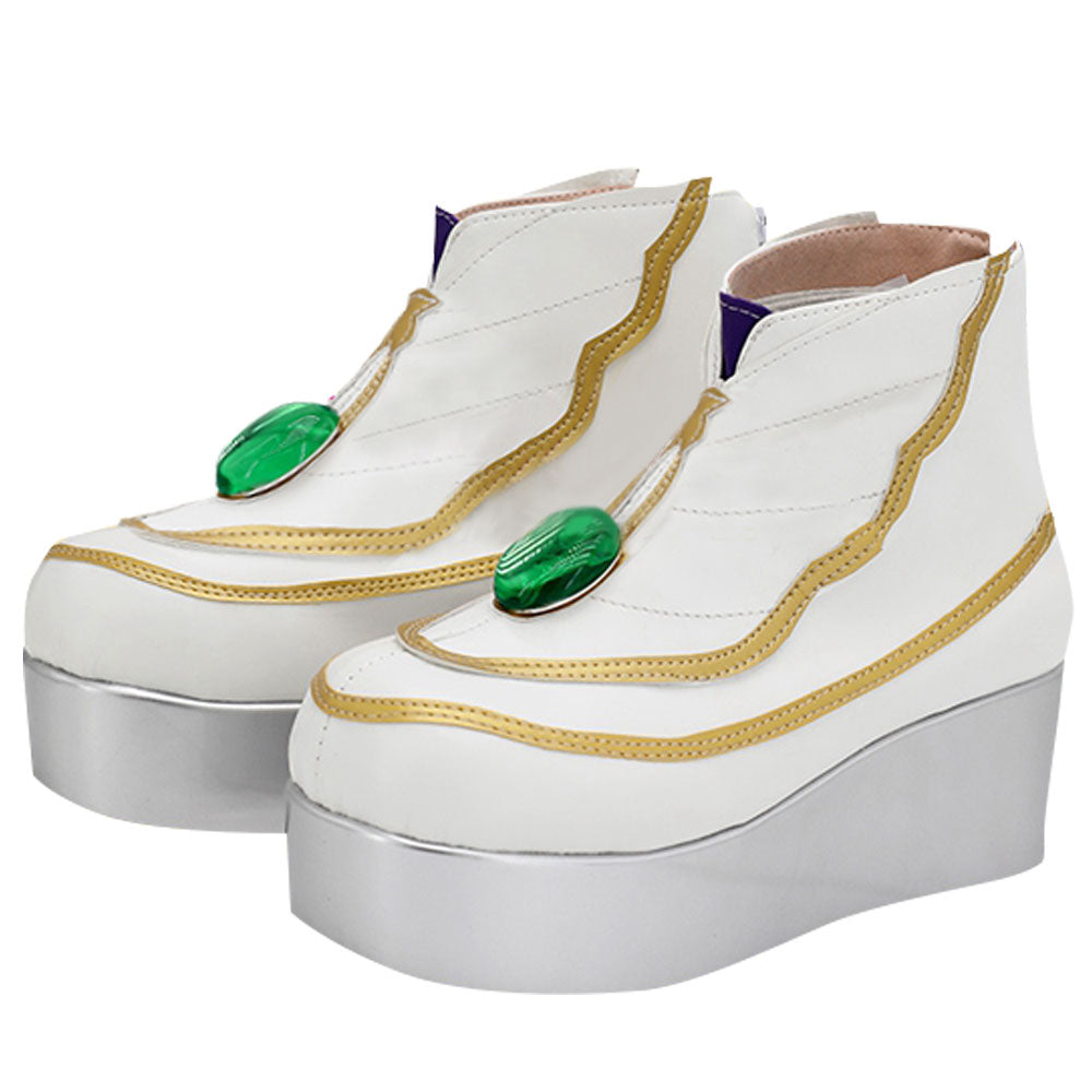 Destin Grand Ordre Rider Leonardo Da Vinci Gantelets Blanc Cosplay Chaussures