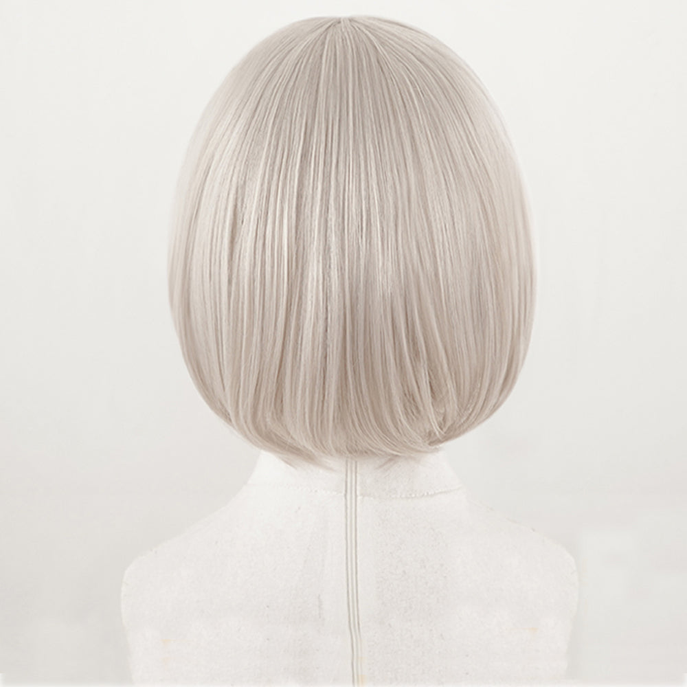 BanG 夢想! Aoba Moca 灰色 Cosplay 假髮