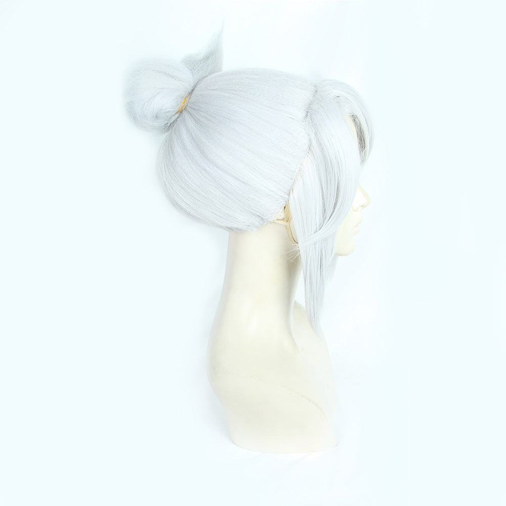Valorant Jett White Cosplay Wig