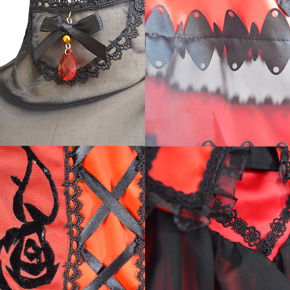 Date Une Balle Tokisaki Kurumi Cauchemar Cosplay Costume