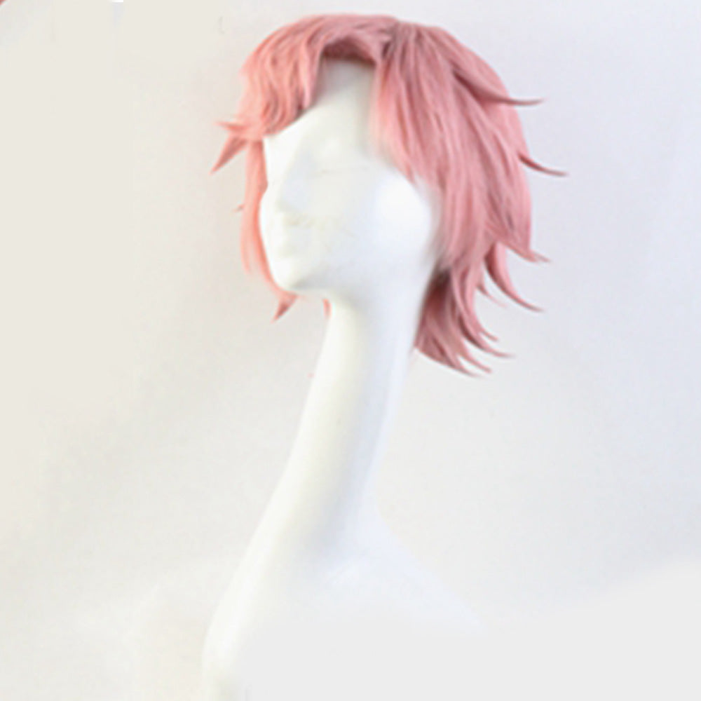 Pokemon Pokemon Épée Et Bouclier Milo Rose Rouge Cosplay Perruque