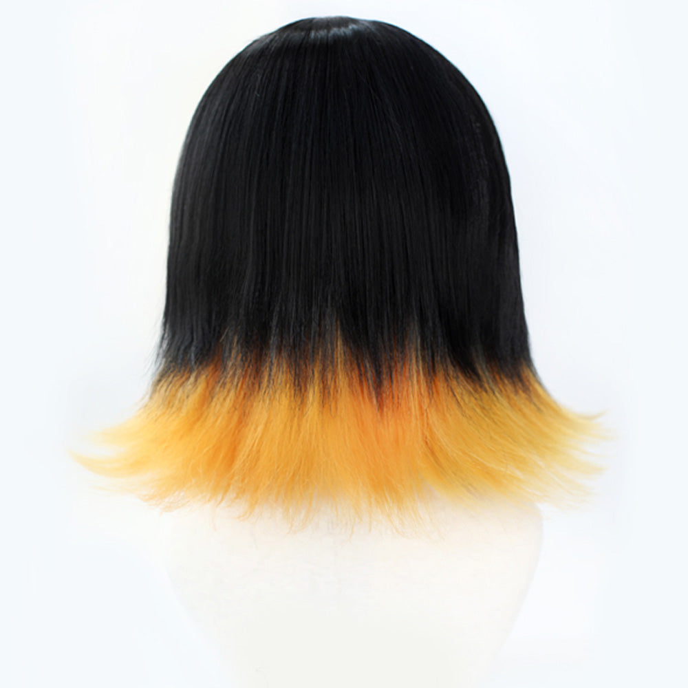 Demon Slayer: Kimetsu No Yaiba Susamaru Black Golden Cosplay Wig