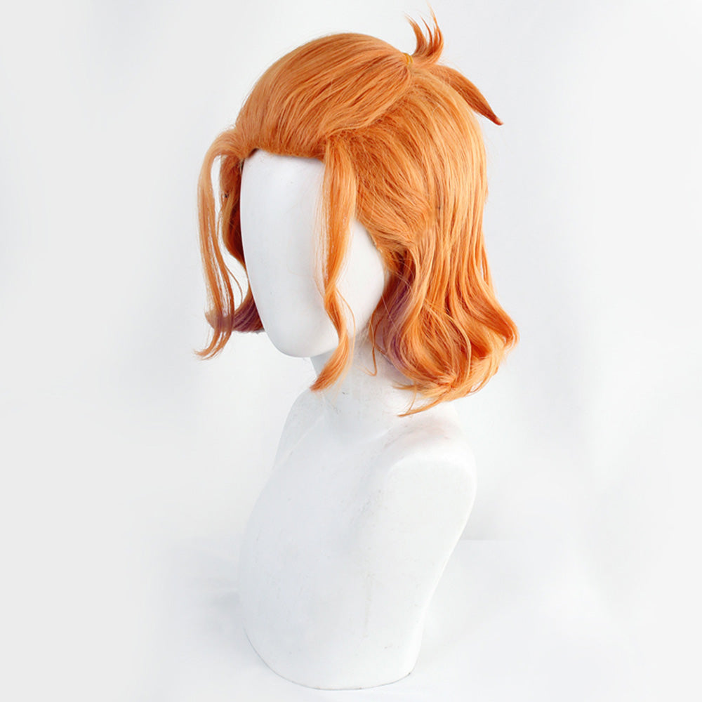 Disney Twisted Wonderland Heartslabyul Cater Diamond Orange Cosplay Perücke