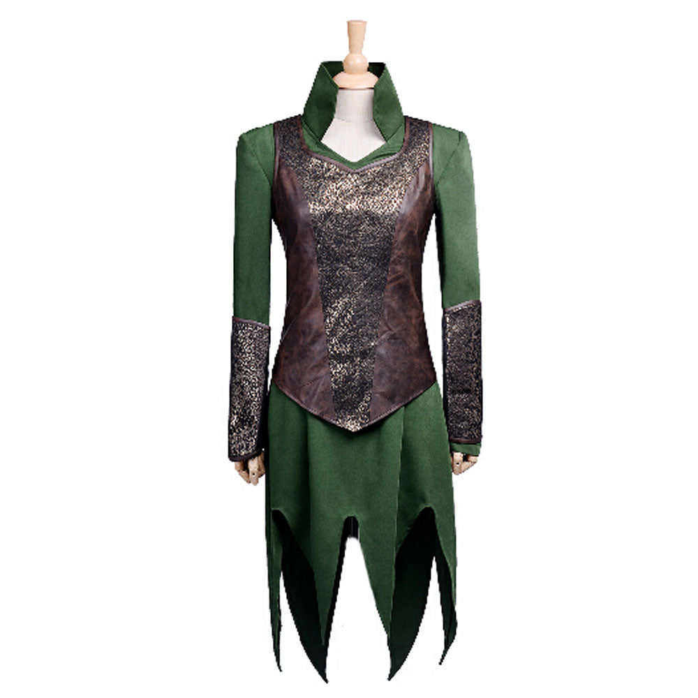 Lo Hobbit Tauriel Elf Princess Costume Cosplay