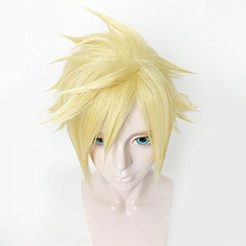Final Fantasy VII Remake Rebirth FF7 Cloud Strife Golden Cosplay Wig