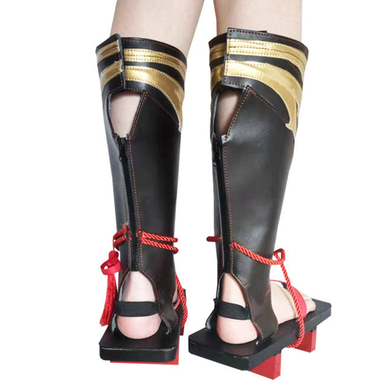 Genshin Impact Shikanoin Heizou Cosplay Shoes