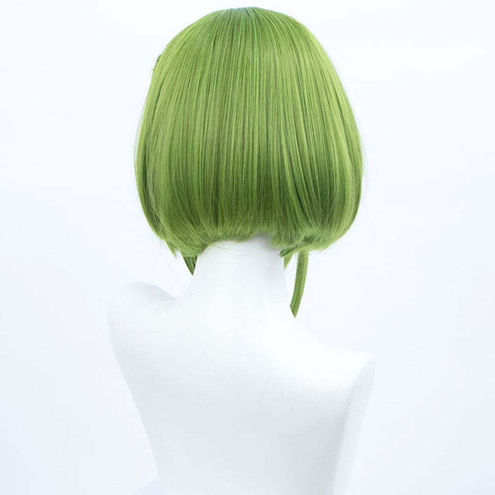 Parrucca cosplay Jibaku Shounen Hanako-Kun Nanamine Sakura verde