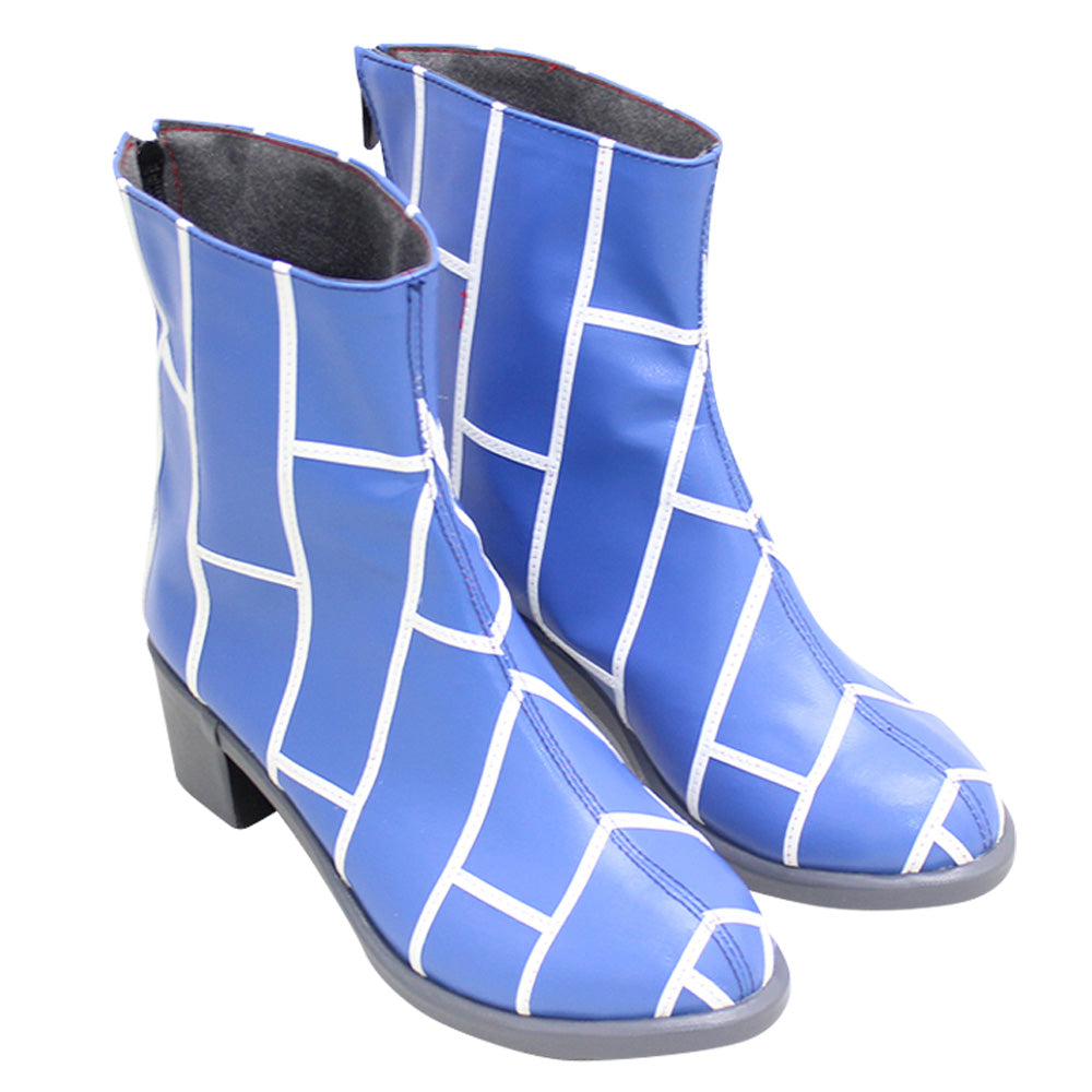 Jojo's Bizarre Adventure Jolyne Cujoh Bleu Cosplay Chaussures Nouvelle Édition