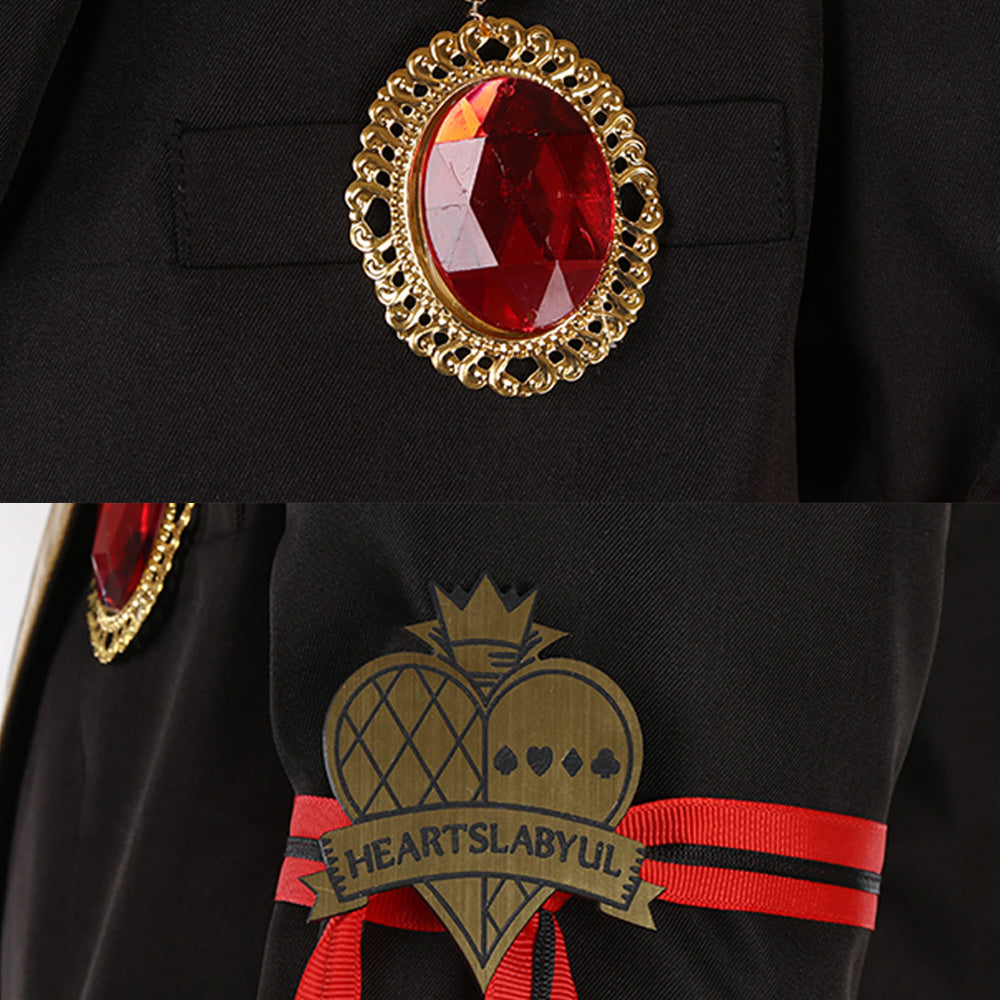 迪士尼扭曲仙境 Heartslabyul Riddle Rosehearts 角色扮演服裝