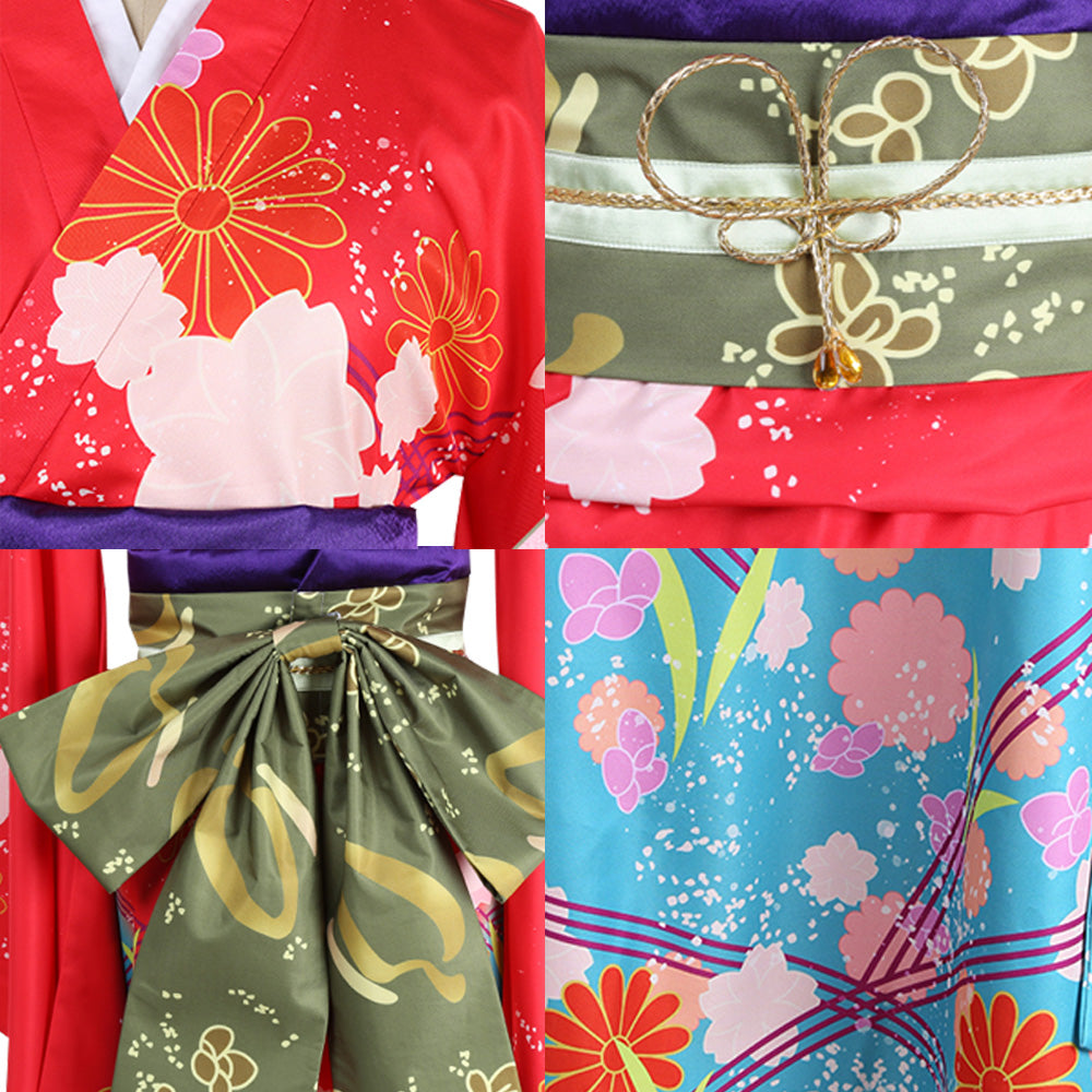 Fate Grand Order FGO Marie Antoinette Kimono Cosplay Costume