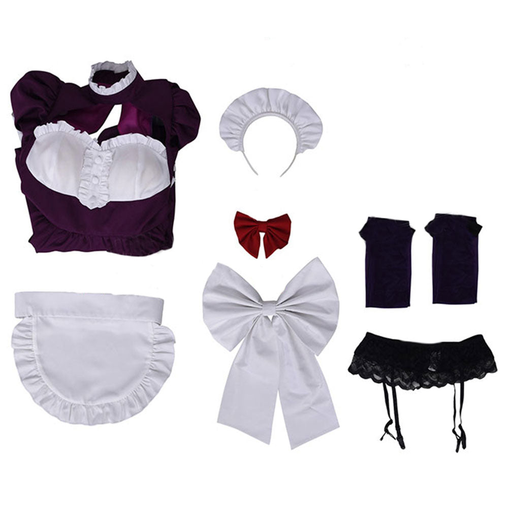 High-Rise Invasion Maid Mask Cosplay Costume