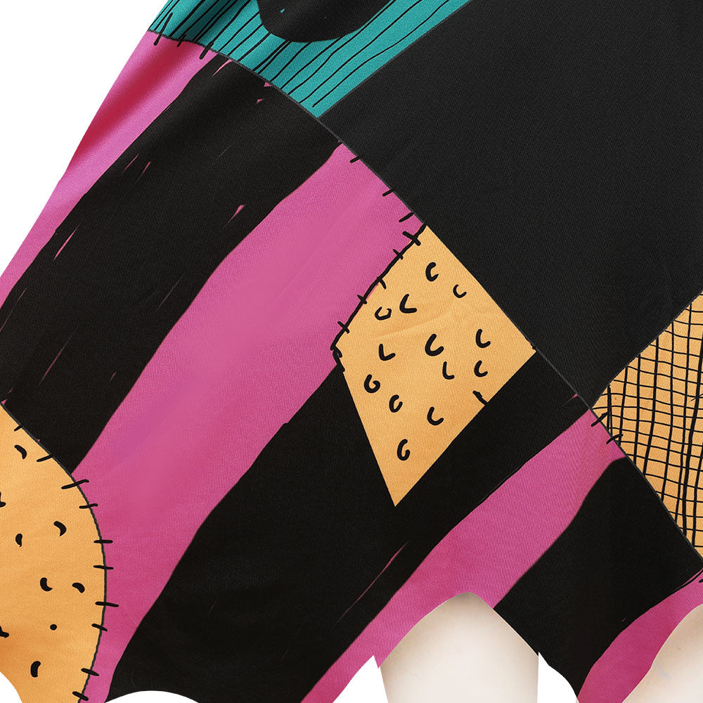 Pesadilla antes de Navidad Sally Halloween vestido Cosplay disfraz