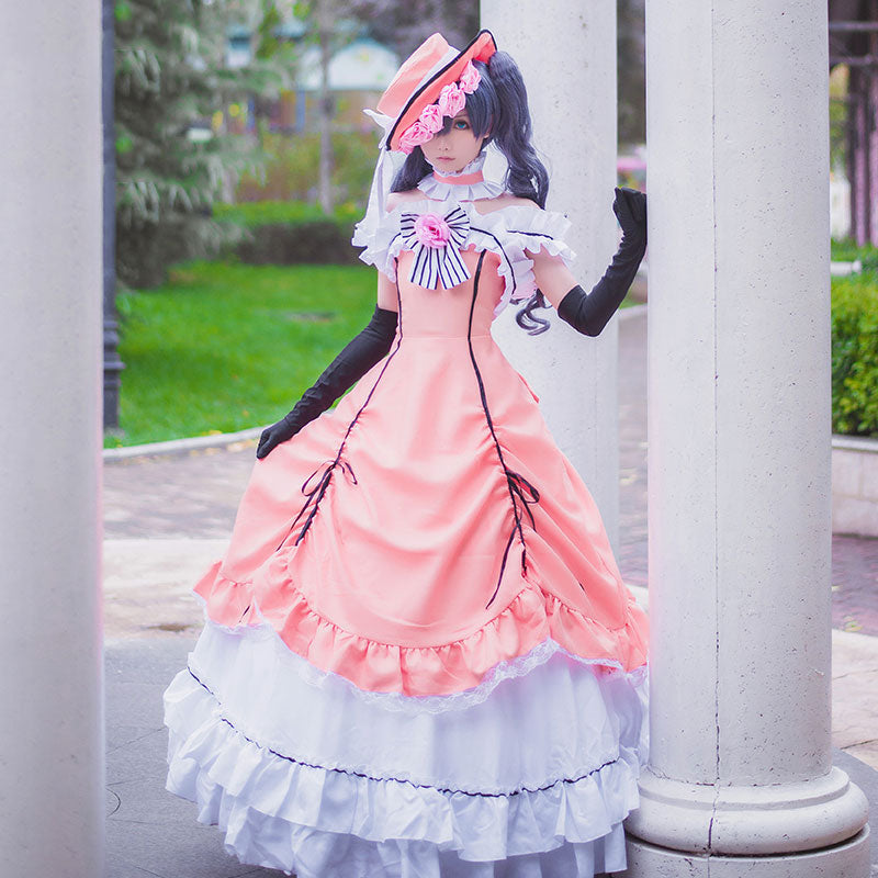 Black Butler Ciel Phantomhive Lolita Dress Halloween Cosplay Costume