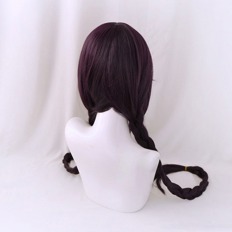 DanganRonpa Dangan Ronpa Touko Fukawa Deep Purple Cosplay Wig