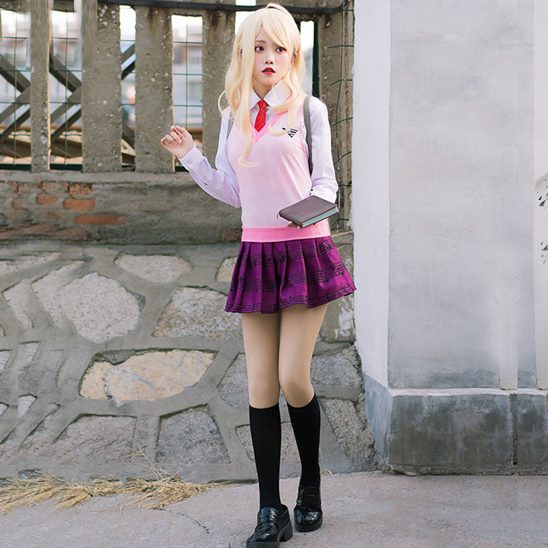 Danganronpa Dangan Ronpa V3: Killing Harmony Kaede Akamatsu Halloween Cosplay Costume