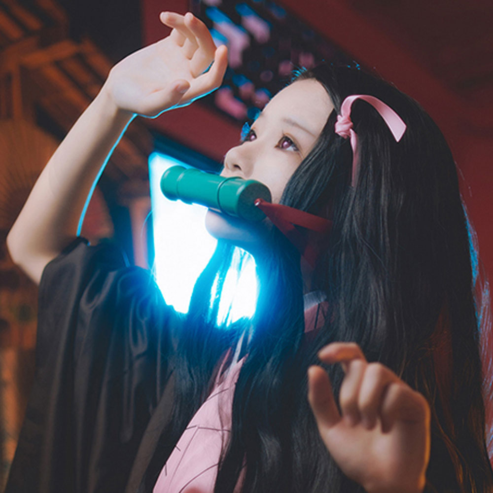 Dämonentöter: Kimetsu No Yaiba Nezuko Kamado Cosplay Kostüm