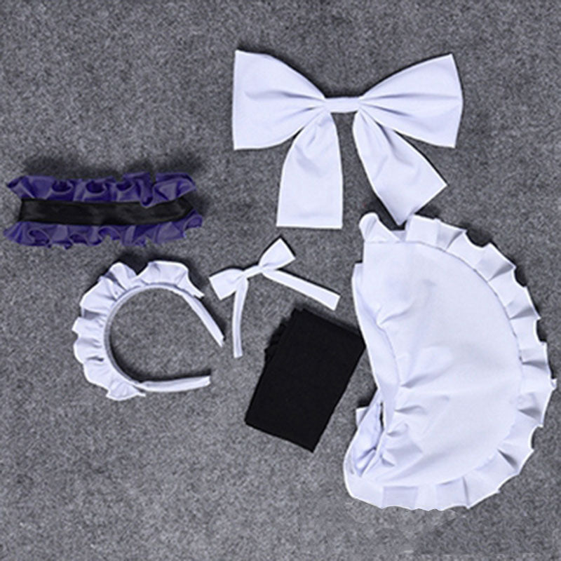 Fate Grand Order Mash Kyrielight Shielder Maid Cosplay Costume