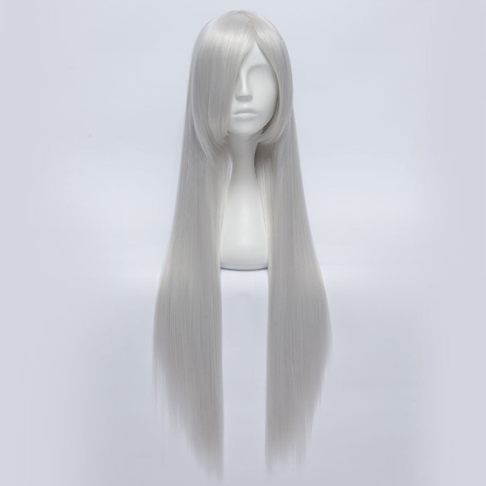 Female Kakashi Hatake from Naruto Halloween Silver A Edition Cosplay Wig
