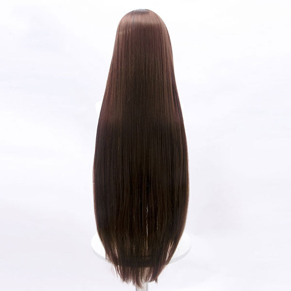 Genshin Impact Amber Halloween Brown Cosplay Wig