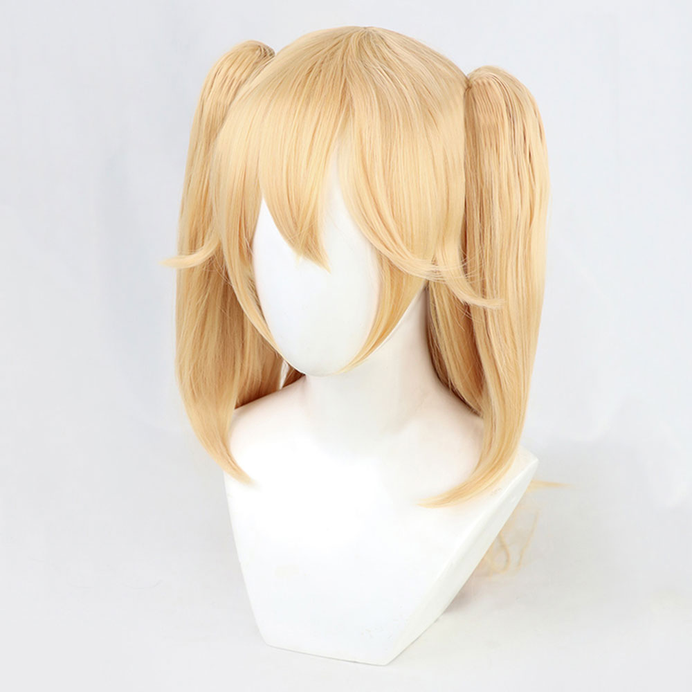 Genshin Impact Fischl Golden Cosplay Wig
