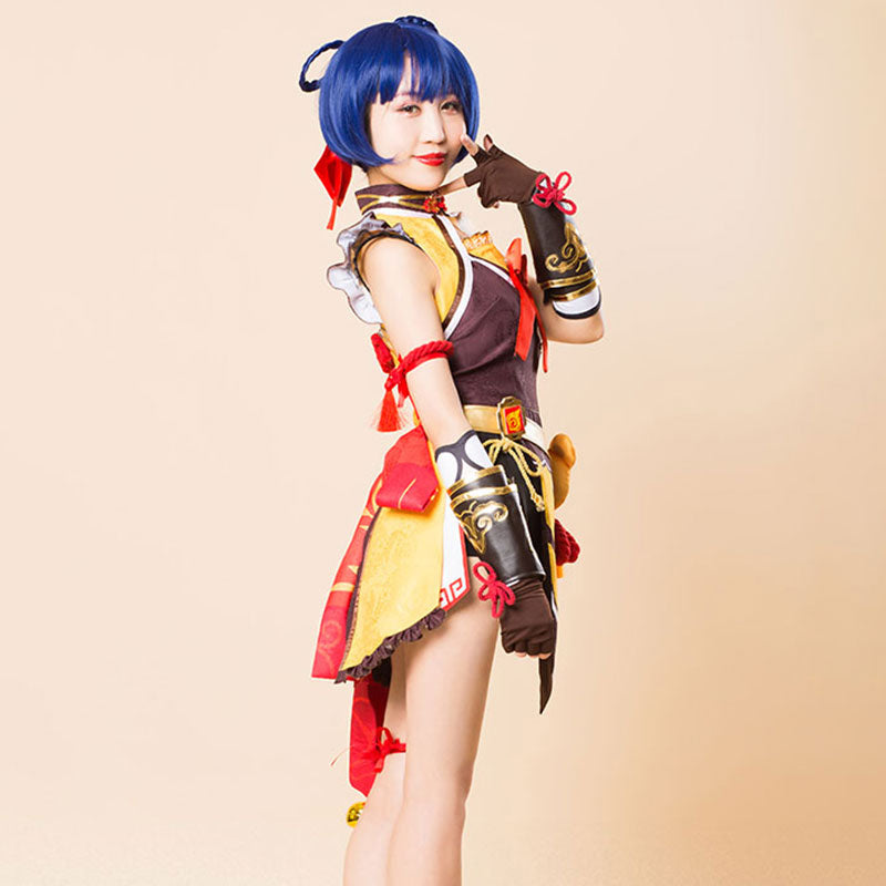 Genshin Impact Xiangling Halloween Cosplay Costume