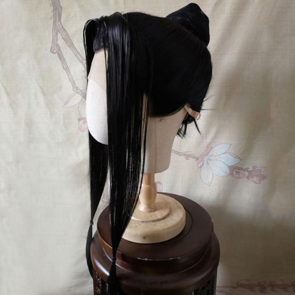 Haku from Naruto Halloween Black Cosplay Wig