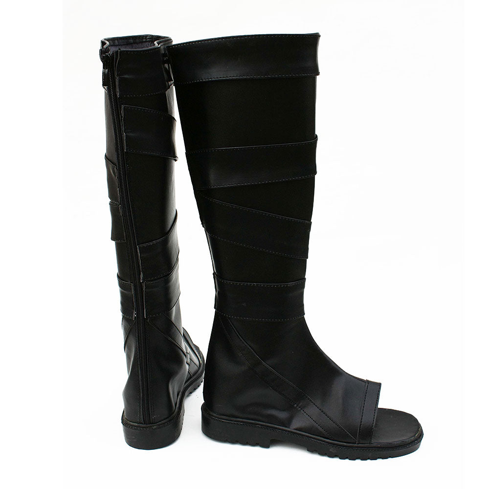 Kakashi Hatake from Naruto Halloween Black Shoes Cosplay Boots