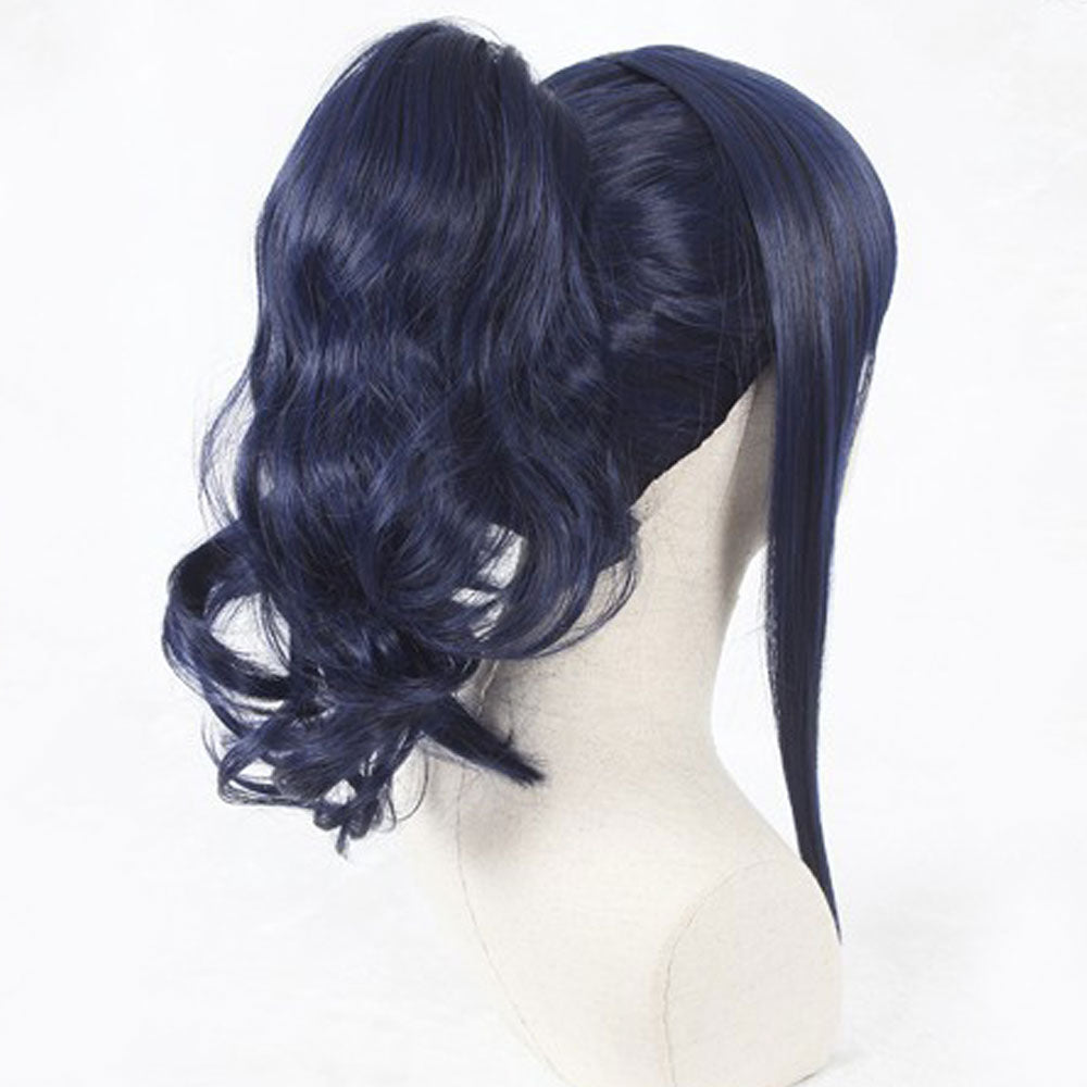 Hinata Hyuga Wedding Dress from Naruto Halloween Blue Cosplay Wig