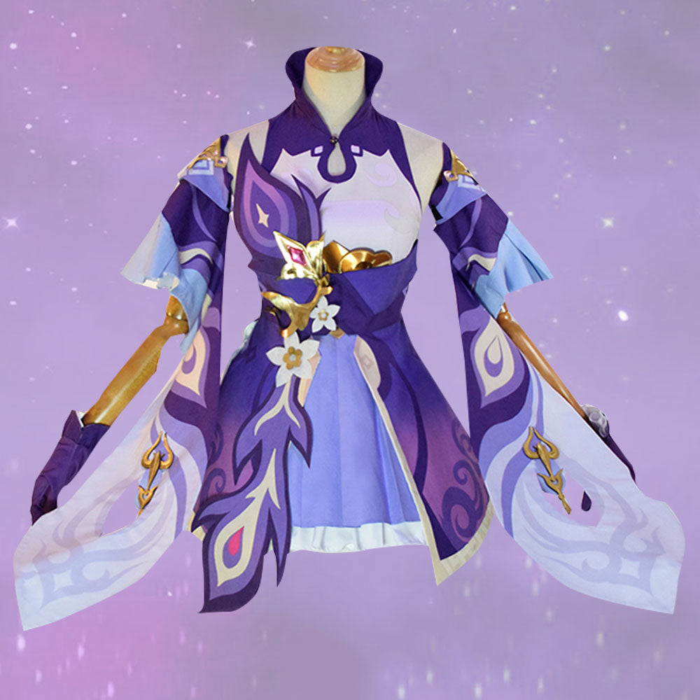 Disfraz de Keqing de Genshin Impact Halloween Cosplay