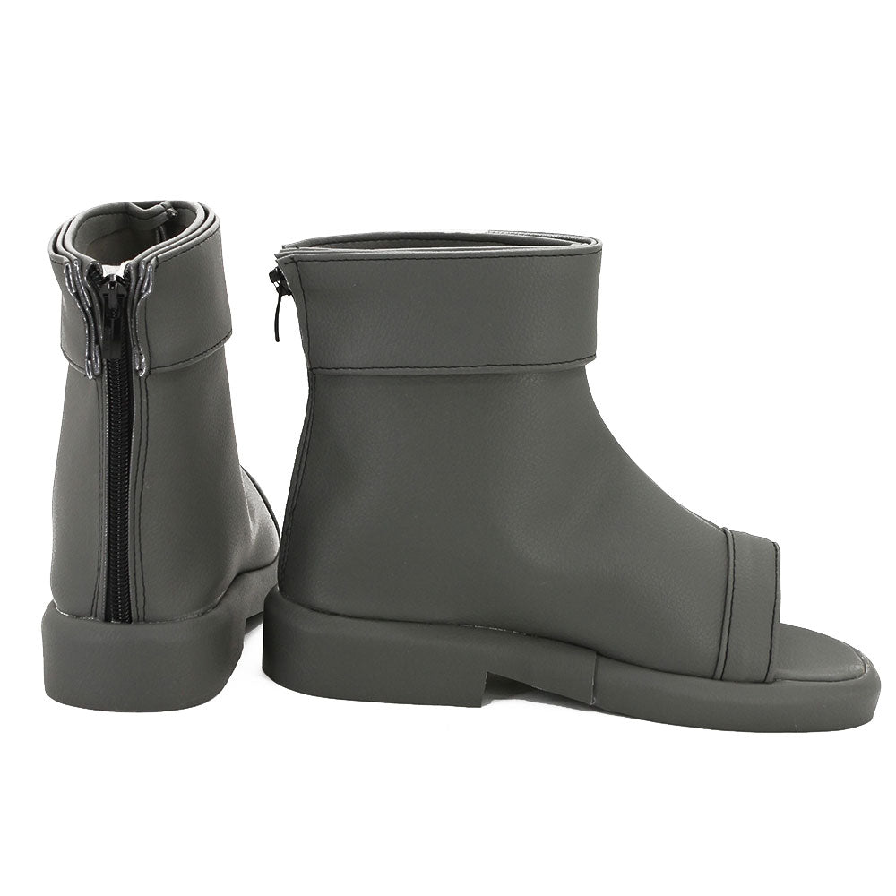 Kushina Uzumaki from Naruto Halloween Grey Cosplay Shoes