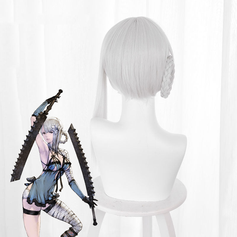 NIER Replicant Gestalt Kaine Silver Cosplay Wig