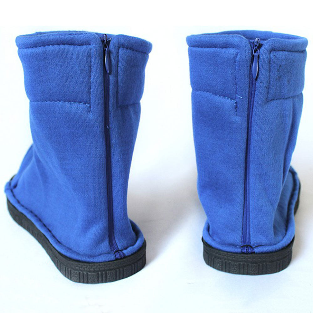 Naruto Konoha Halloween Blue Cosplay Shoes