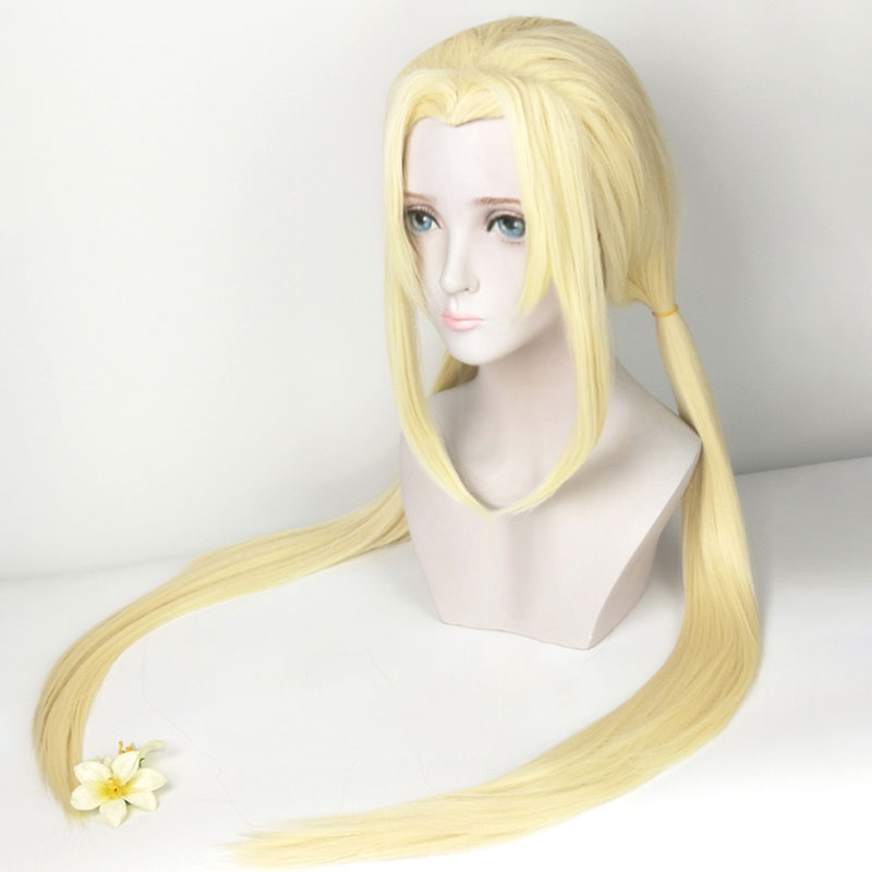 Naruto Tsunade Golden Cosplay Wig - B Edition