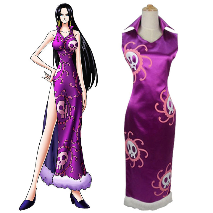One Piece Boa Hancock Cheongsam Cosplay Costume Gcosplay One Piece Boa Hancock Cheongsam Cosplay Costume Gcosplay