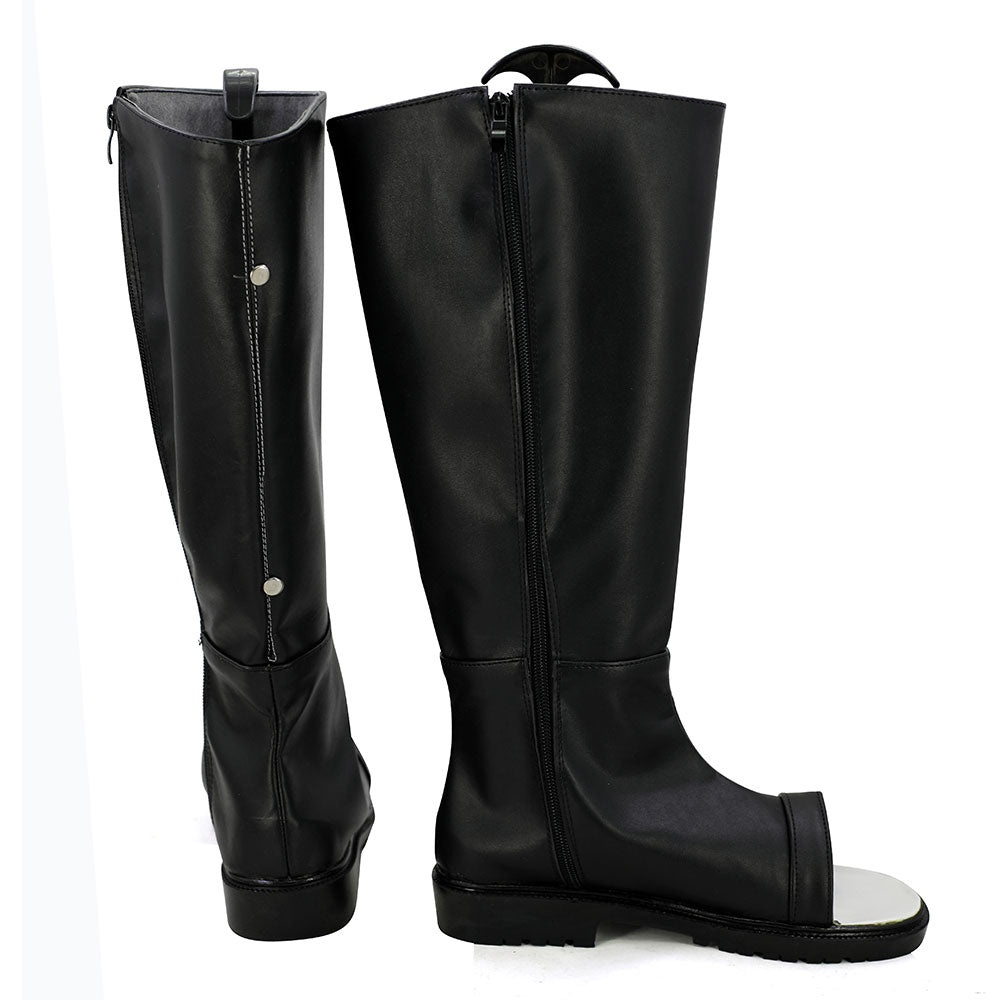 Sakura Haruno from Naruto Halloween Black Shoes Cosplay Boots