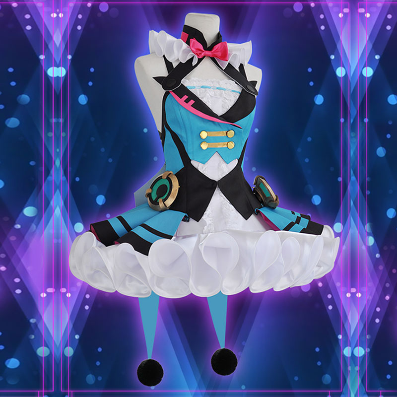 Vocaloid Hatsune Miku 2019 Mágico Mirai Halloween Cosplay Disfraz