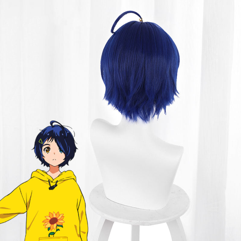 Wonder Egg Priority Ai Ohto Blue Cosplay Wig