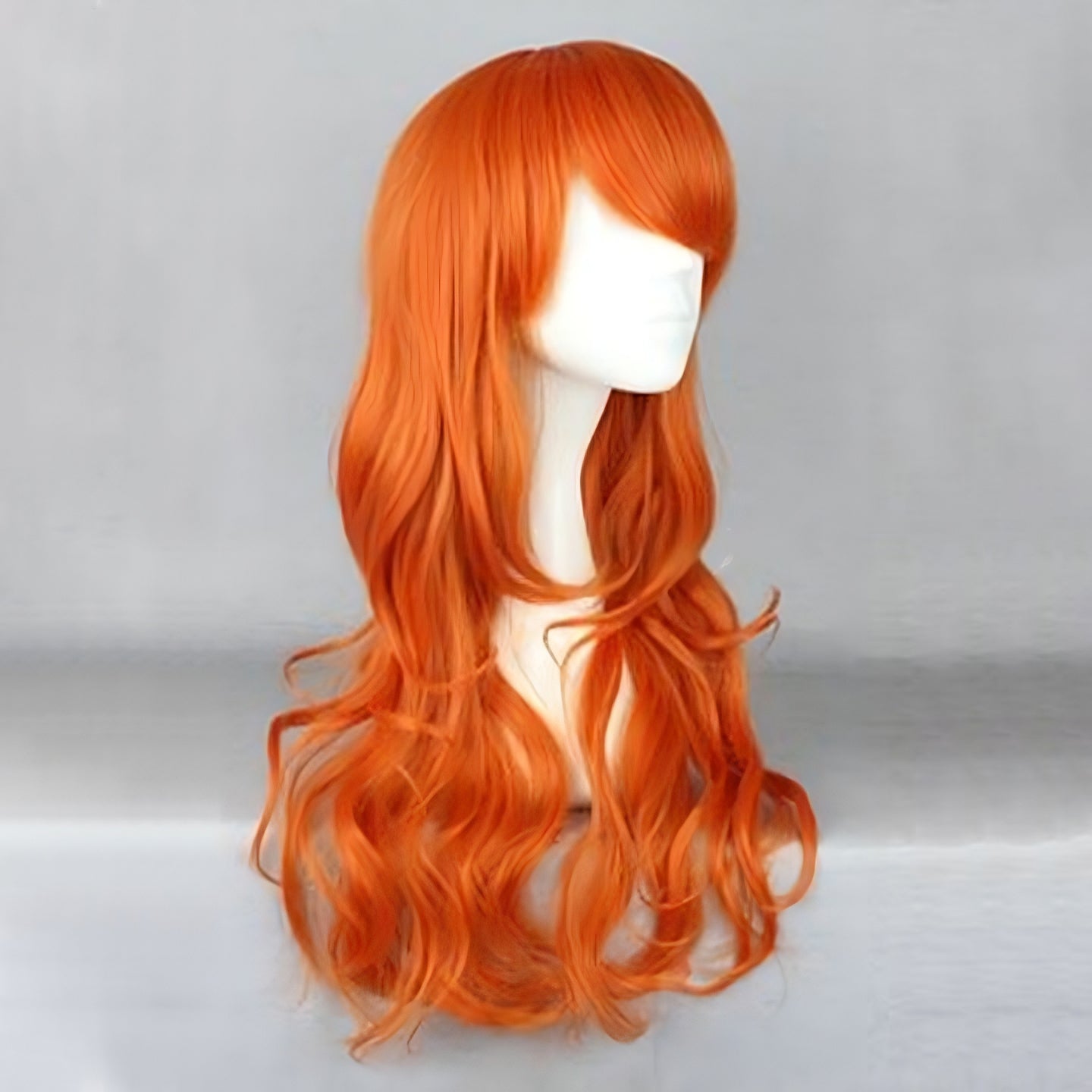 One Piece Nami Orange Cosplay Wig