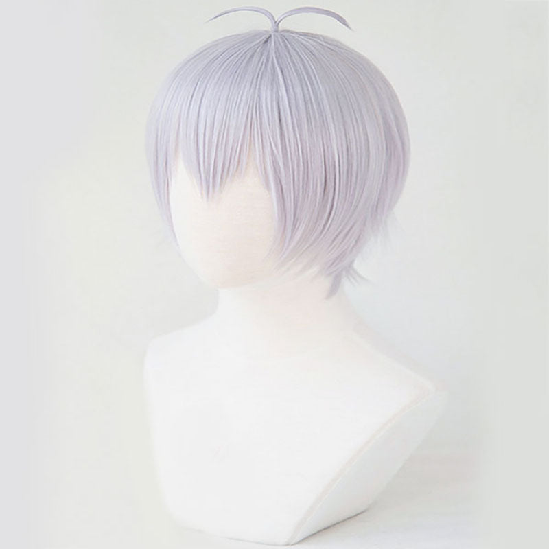 Idolish 7 Osaka Sogo Peluca de cosplay blanca