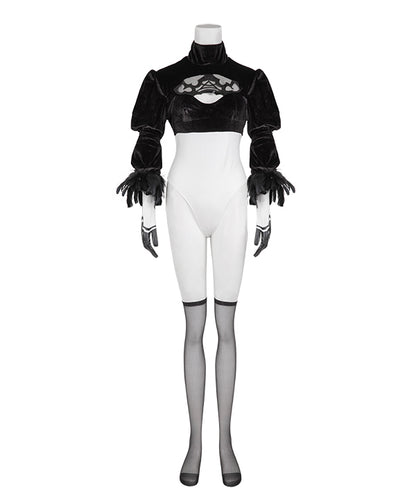 NieR: Automata 2B YoRHa Nr. 2 Typ B Halloween-Cosplay-Kostüm