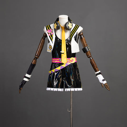 Meowth, Run! Collaboration between Hatsune and Kagamine Len Cosplay Costume