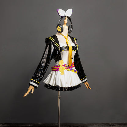 Vocaloid Hatsune Miku Inicial Cosplay Disfraz
