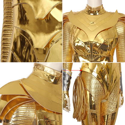 Wonder Woman 1984 Diana Prince Golden Armor Cosplay Costume