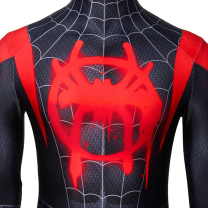 Spider-Man: Into the Spider-Verse Miles Morales Zentai Jumpsuit Cosplay Costume
