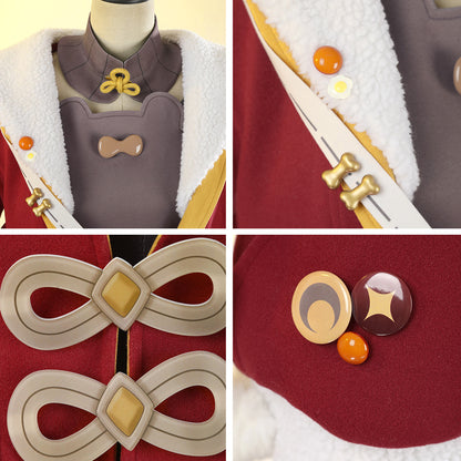Genshin Impact Lantern Rite 5.3 Version Xiangling New Skin Cosplay Costume
