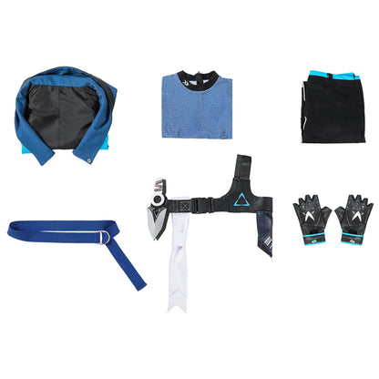 Valorant Jett Blue Cosplay Costume