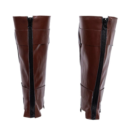FE: Fortune's Weave Cai Brown Shoes Cosplay Boots